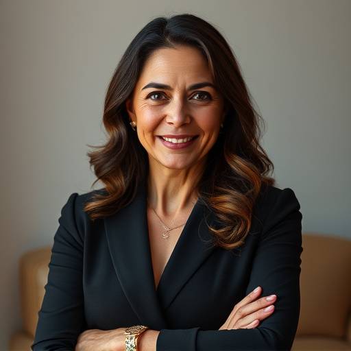 Retrato de Maria Oliveira, co-fundadora da Mobiliário Elegante